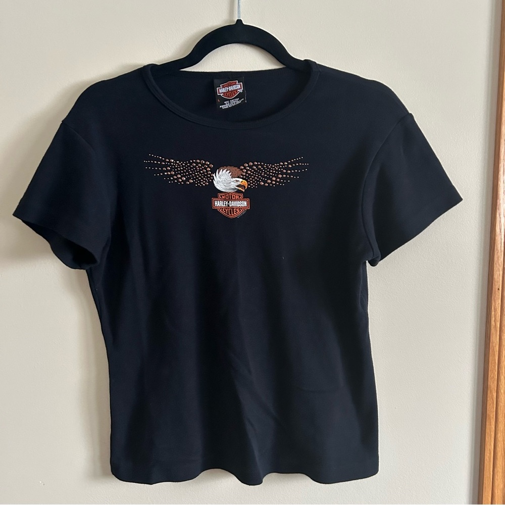 vintage harley baby tee